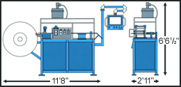 Diagram of ERD-60 Dimensions